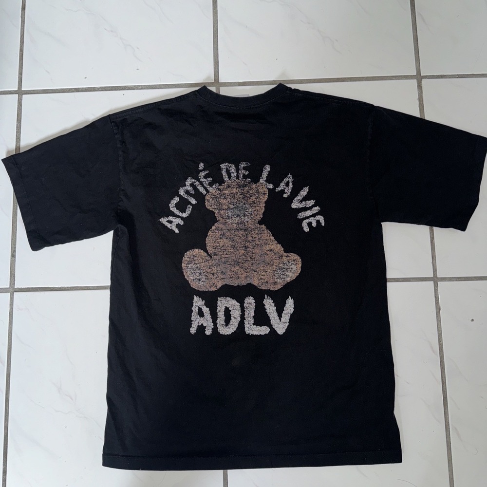 Acme de la vie mens shirt sz M Faded short sleeve crew neck cotton 111615 21x28